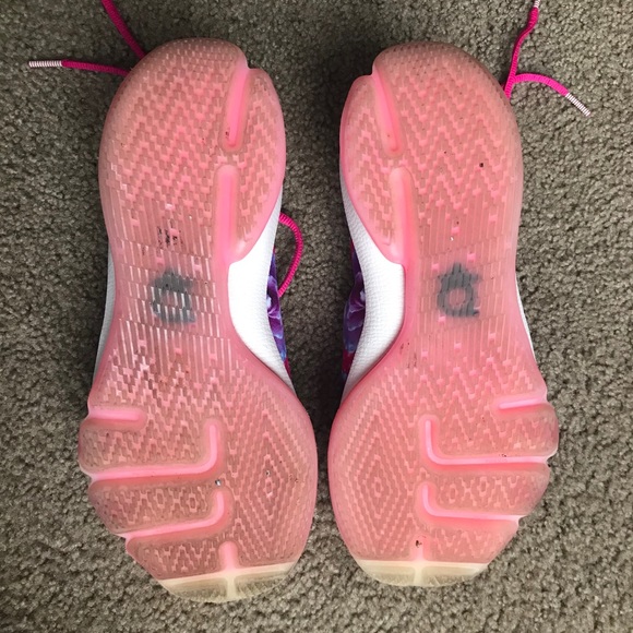 Nike KD 8 Premium In Vivid Pink Aunt Pearl Sz 7Y - Picture 10 of 11